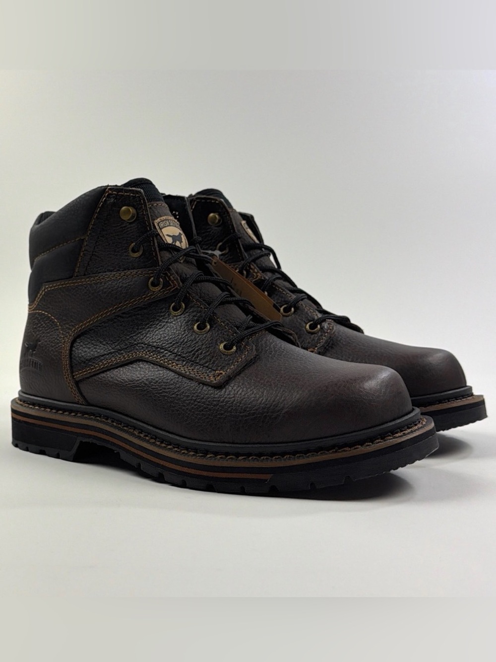 Irish Setter Kittson Brown Mens 9.5 Work Boots 6 Inch EH Leather Soft Toe 83663